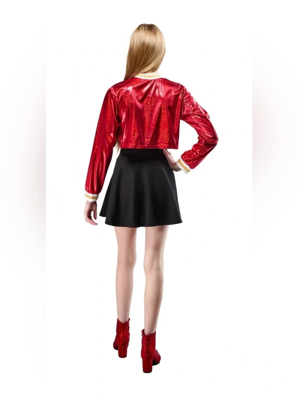 Pop Idol Taylor Swift Halloween 87 Travis Kelce Chiefs Costume Girls Sz M (7/8)